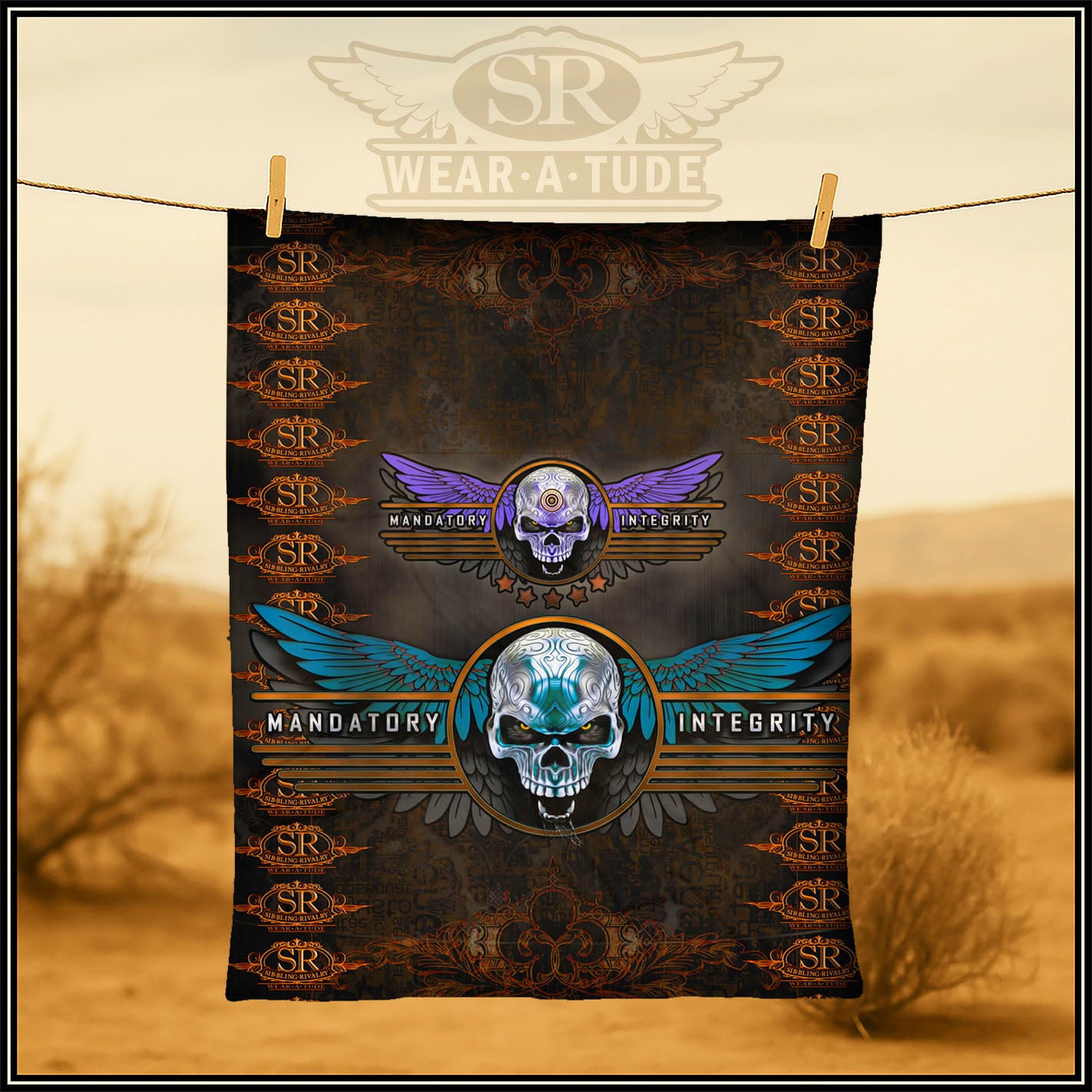 Mandatory Integrity ~ Throw Blanket - SIB.BLING RIVALRY