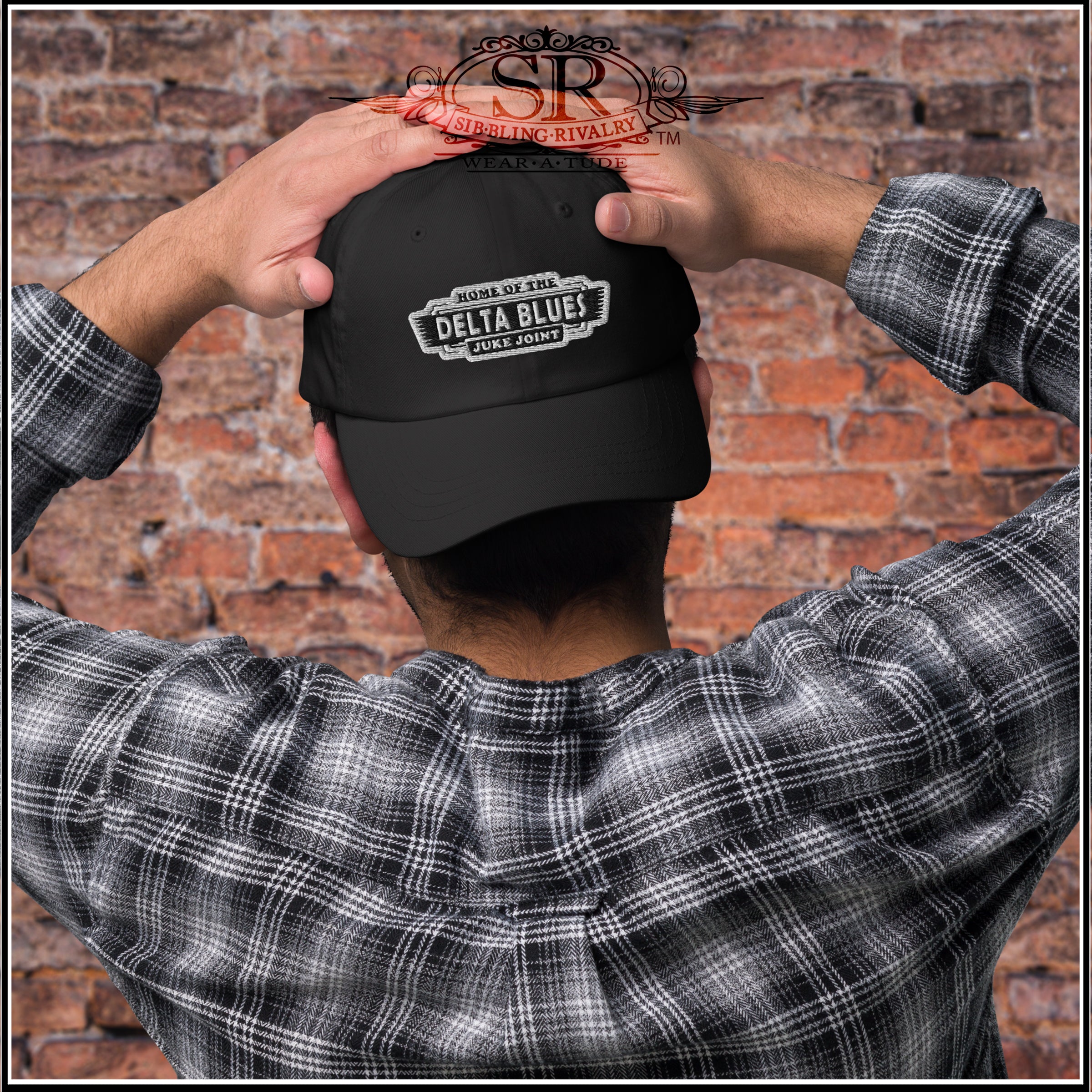 Delta Blues Juke Joint. Blues from the Mississippi Delta region, Quality Blues music hat by Sib.Bling Rivalry Design, Wear Atude