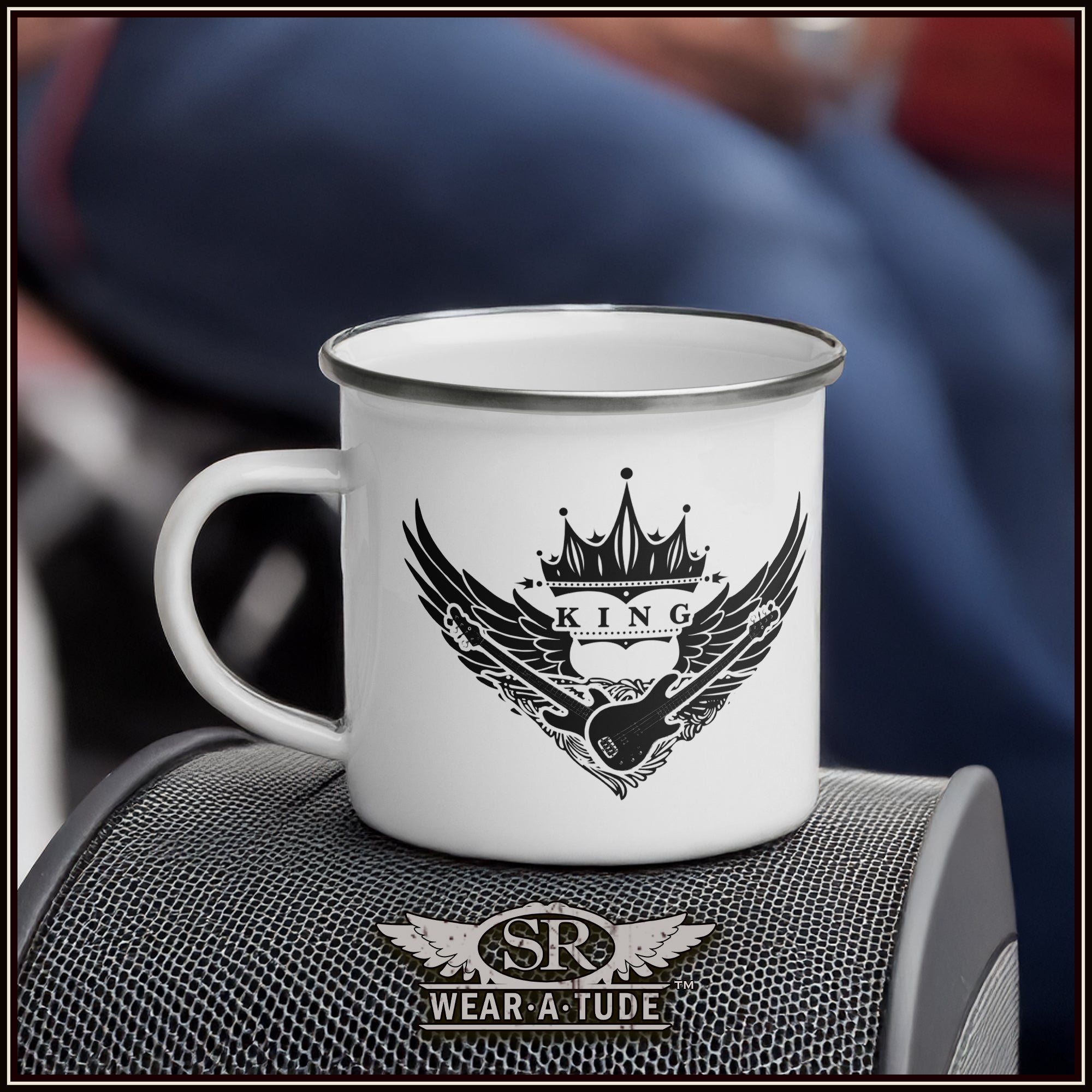 Guitar King, Take-Anywhere-Enamel Mug