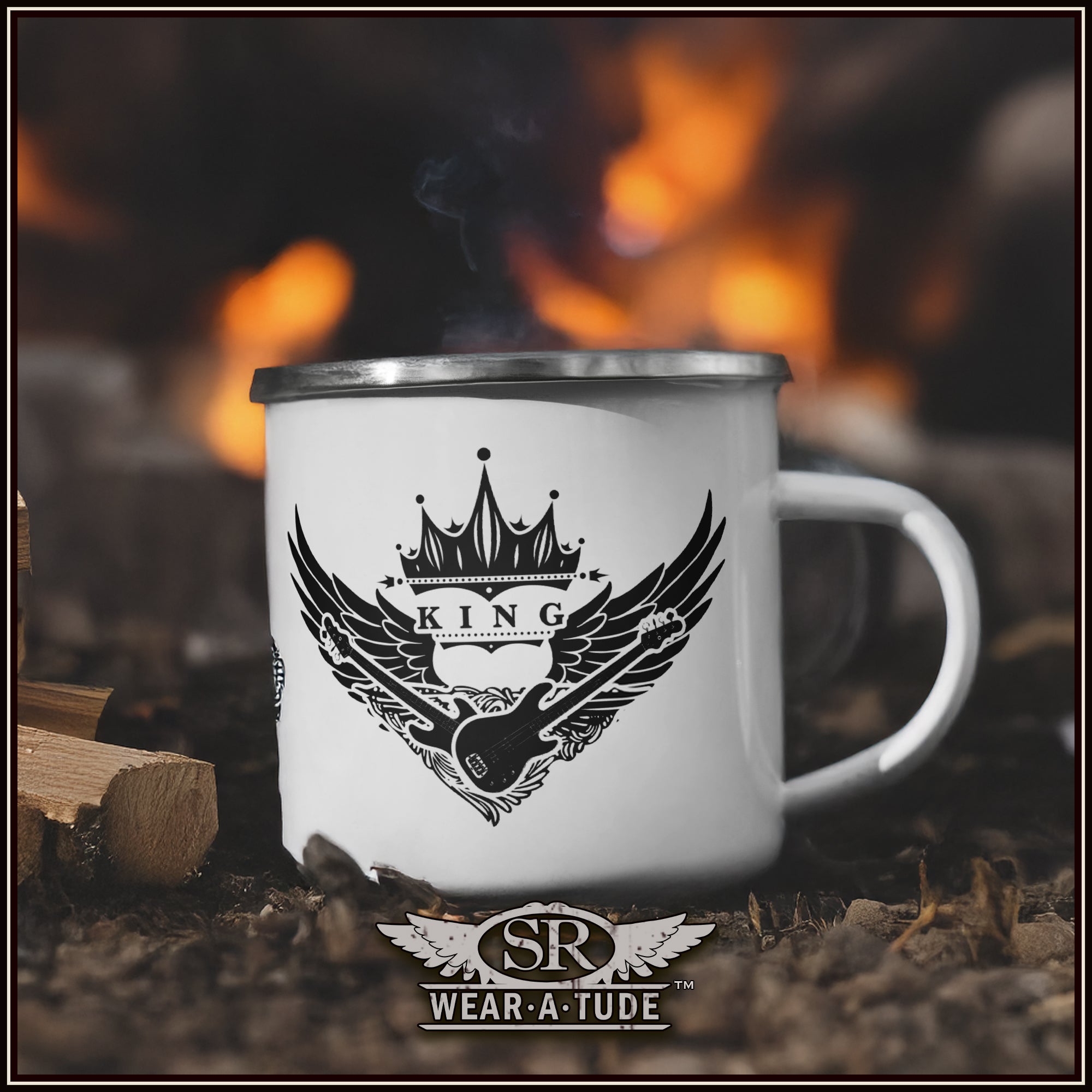 Guitar King, Take-Anywhere-Enamel Mug
