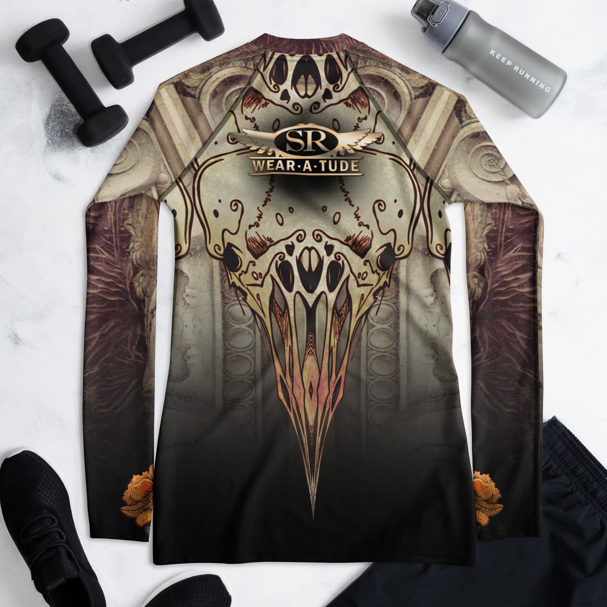 back of grunge long sleeve women’s streetwear
