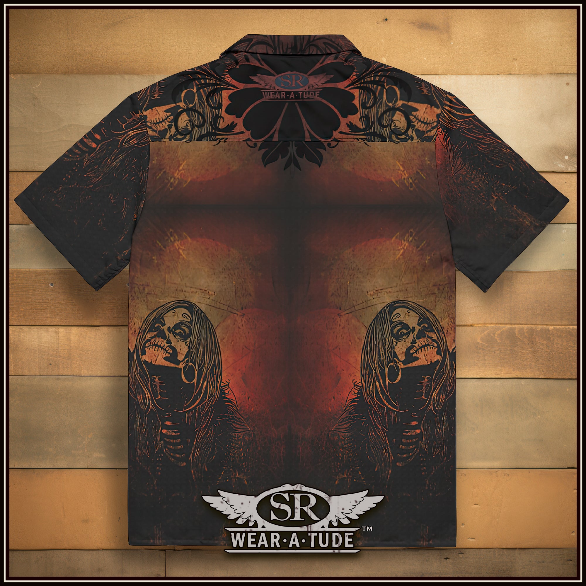 Rust Healy Unisex button shirt - SIB.BLING RIVALRY