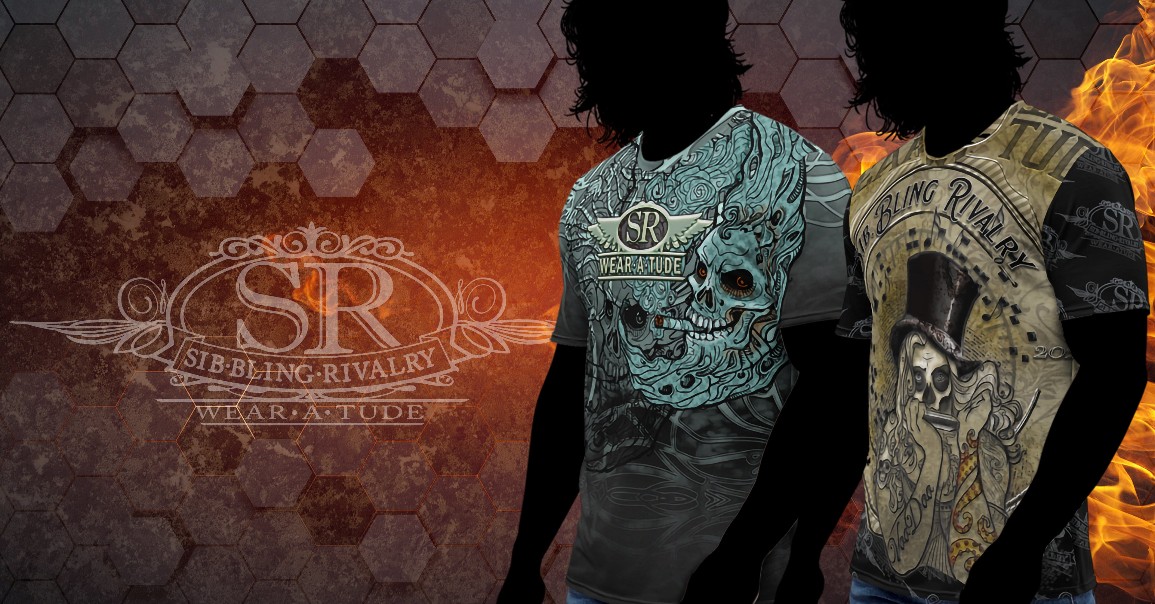 Live Life Loud with these perfect graphic Tees for men. Tattoo clothing with Rock and Roll style, Alternative music style, Metal Head, Rocker, Biker clothing, Altfashion, 80's music lover