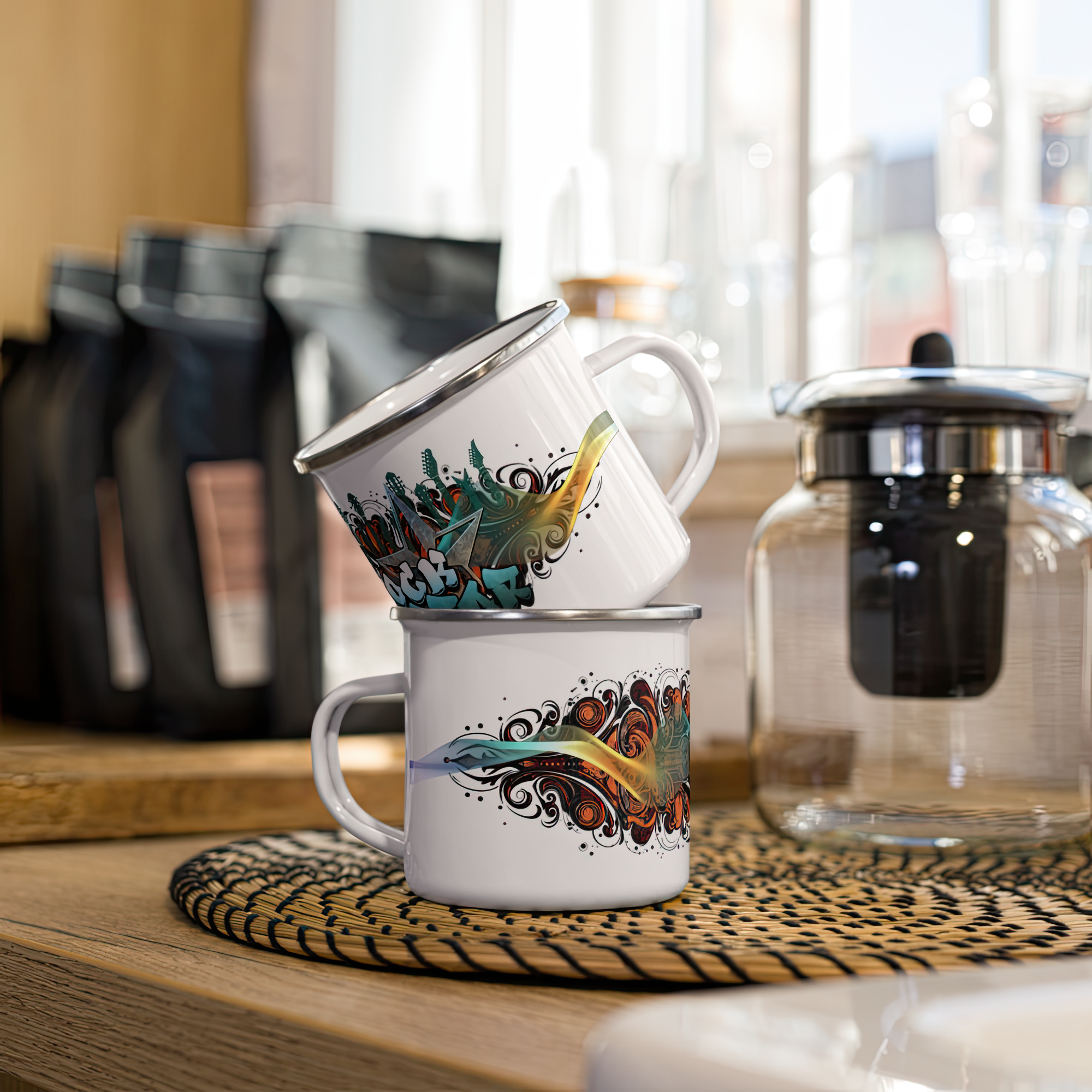 Rock Star, The Take-Anywhere-Enamel Mug