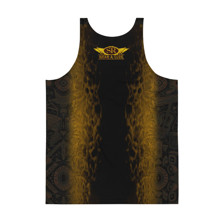 Harp-on, Copper Foil Unisex Tank Top - SIB.BLING RIVALRY