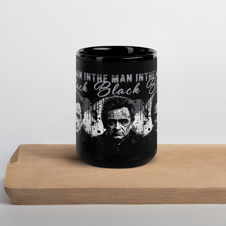 Johnny Cash Black Coffee Mug - SIB.BLING RIVALRY