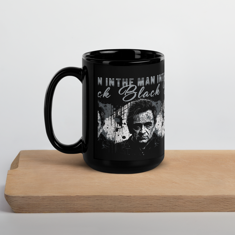 Johnny Cash Black Coffee Mug - SIB.BLING RIVALRY