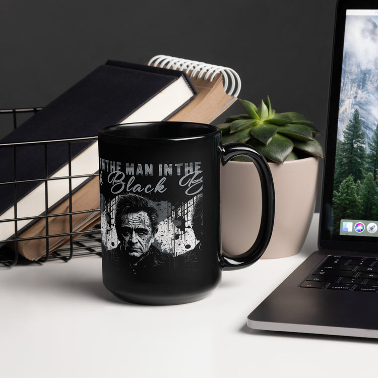 Johnny Cash Black Coffee Mug - SIB.BLING RIVALRY