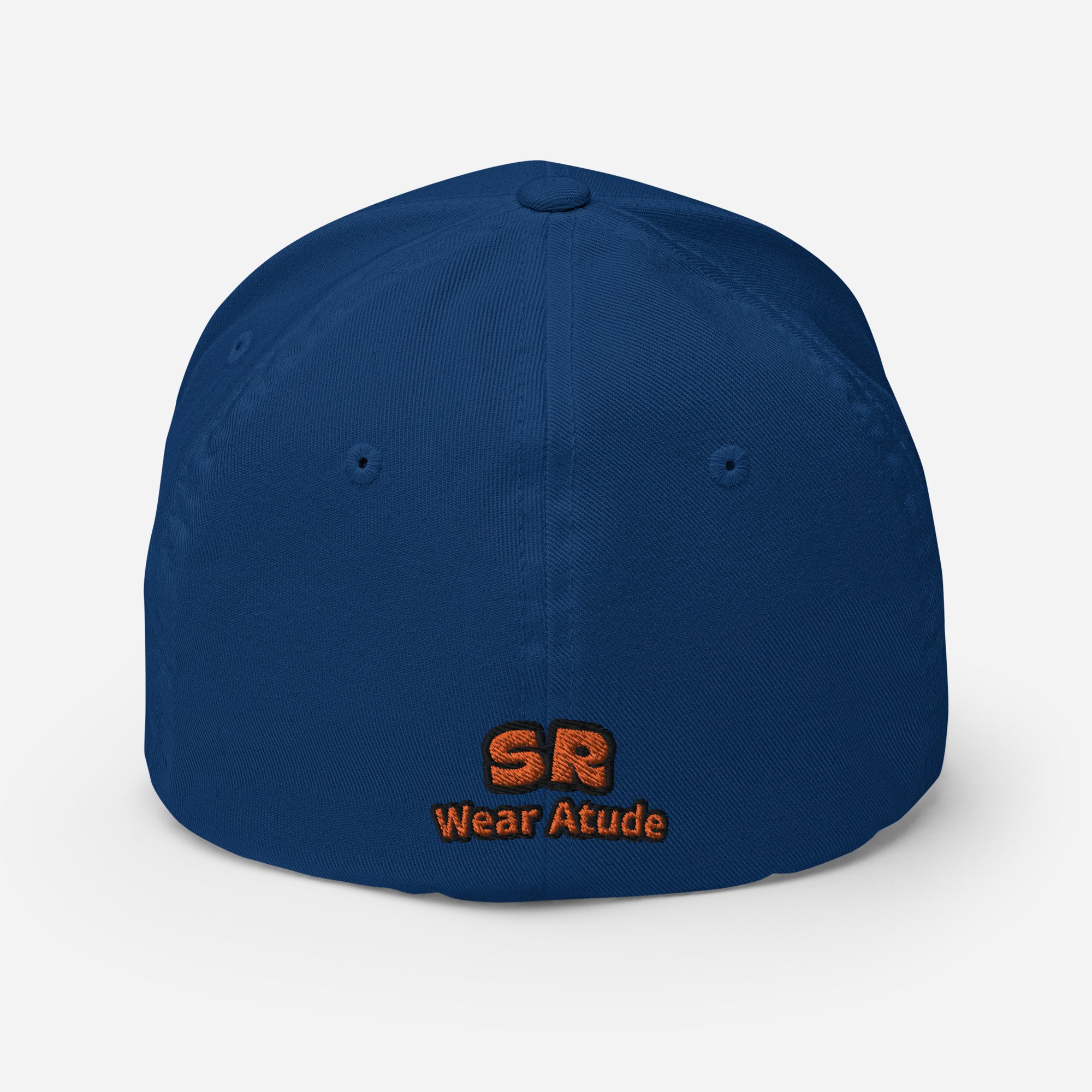 Harp Mic Orange - 4 Sided Embroidery Closed Back Cap