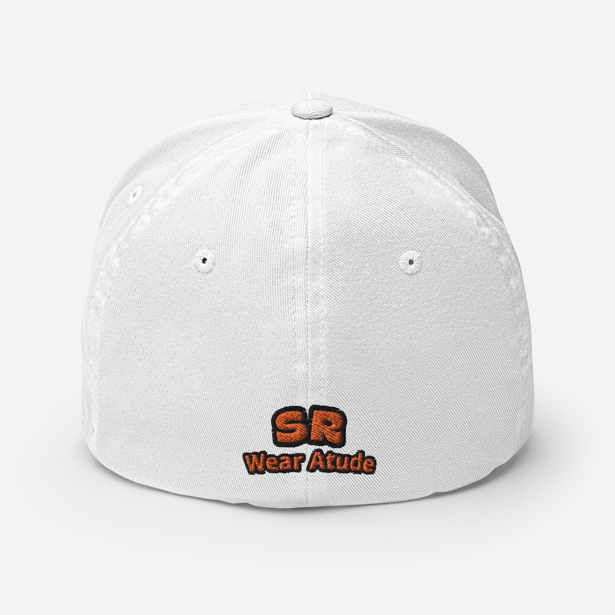 Harp Mic Orange - 4 Sided Embroidery Closed Back Cap