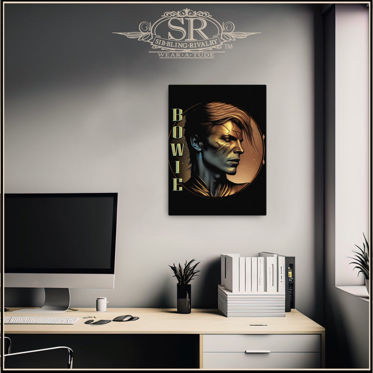 DAVID BOWIE Rock Gods Series 1 on Thin canvas - SIB.BLING RIVALRY