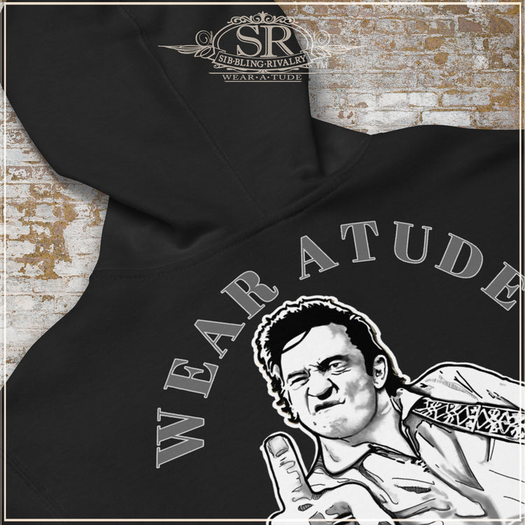 JOHNNY CASH ATTITUDE Unisex fleece zip up hoodie - SIB.BLING RIVALRY
