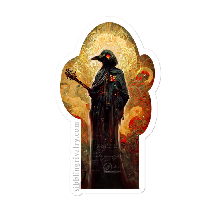 PLAGUE DOC-ROCK ~ SR Rock stickers - SIB.BLING RIVALRY