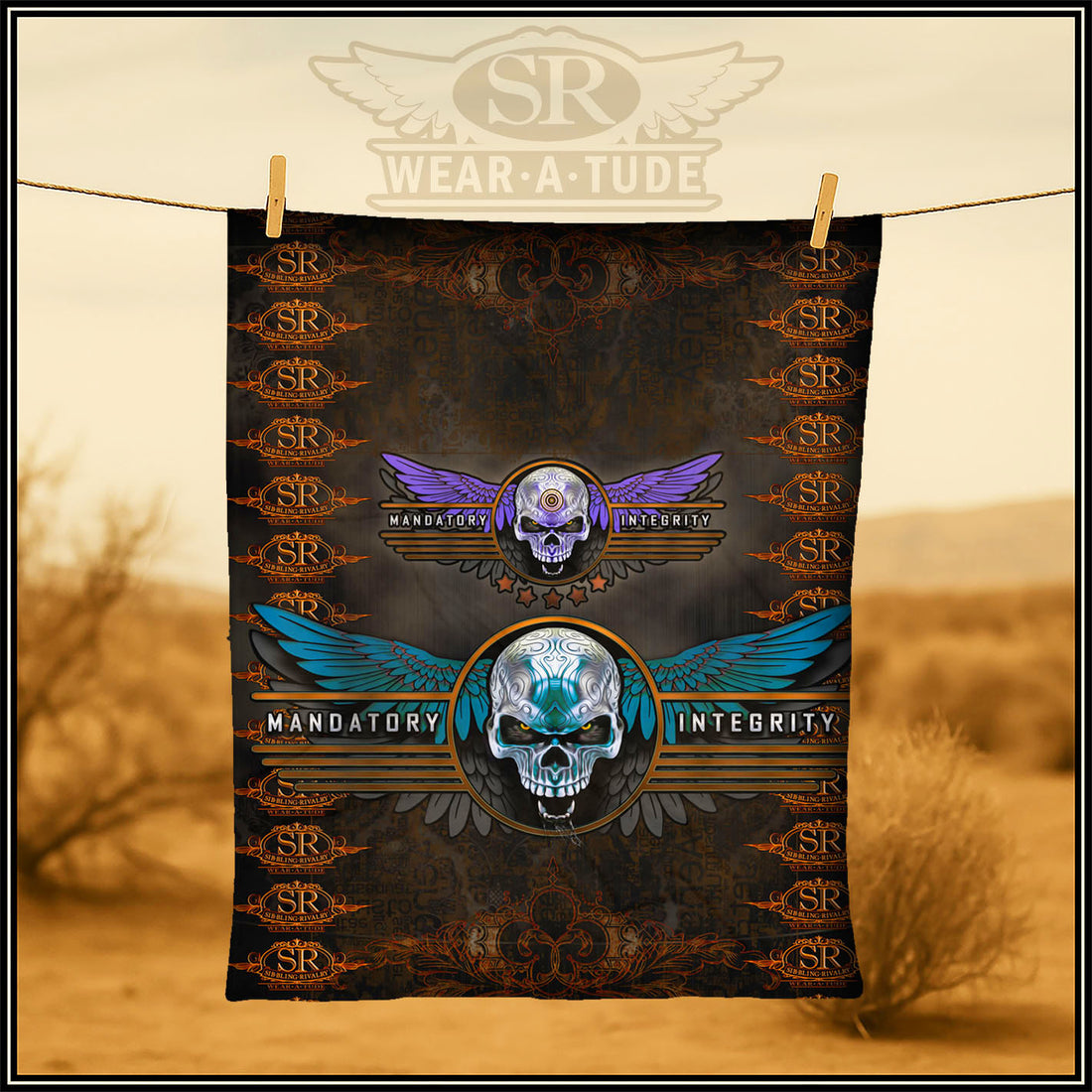 Mandatory Integrity ~ Throw Blanket - SIB.BLING RIVALRY