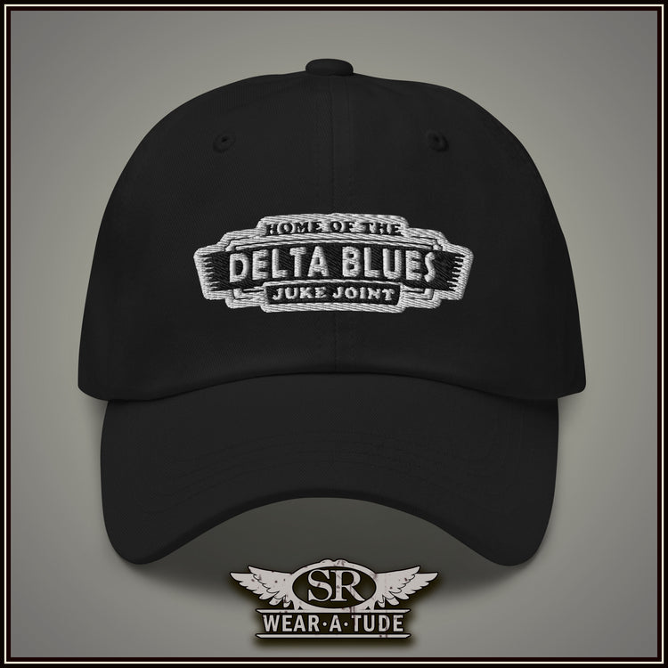 Delta-Blues-Juke-Joint-black-harmonica-baseball-hat-SR-WearAtude-by-SibBling-Rivalry