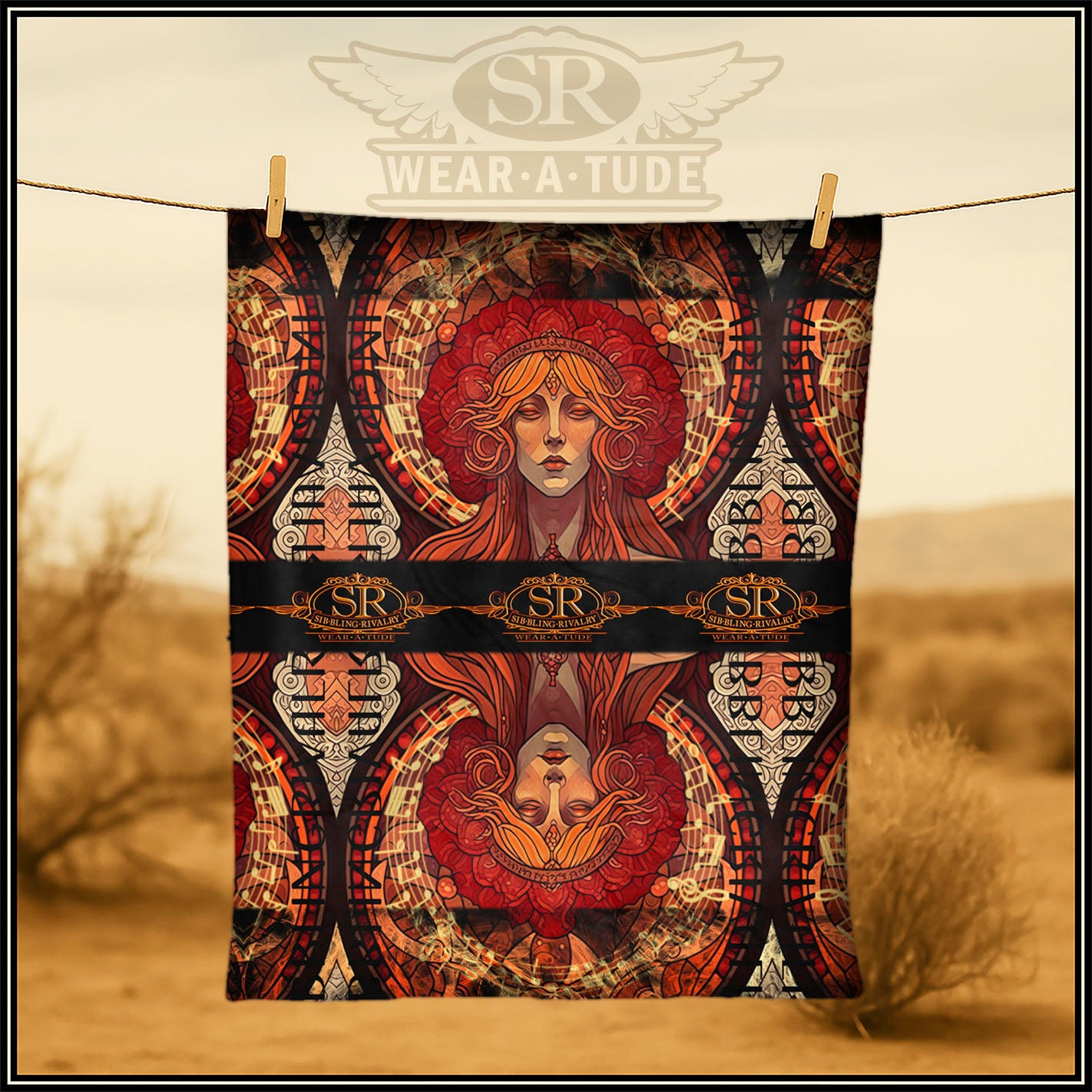 MUSIC MUSE ~ SR Chair Throw &amp; Couch Throw Blanket - SIB.BLING RIVALRY