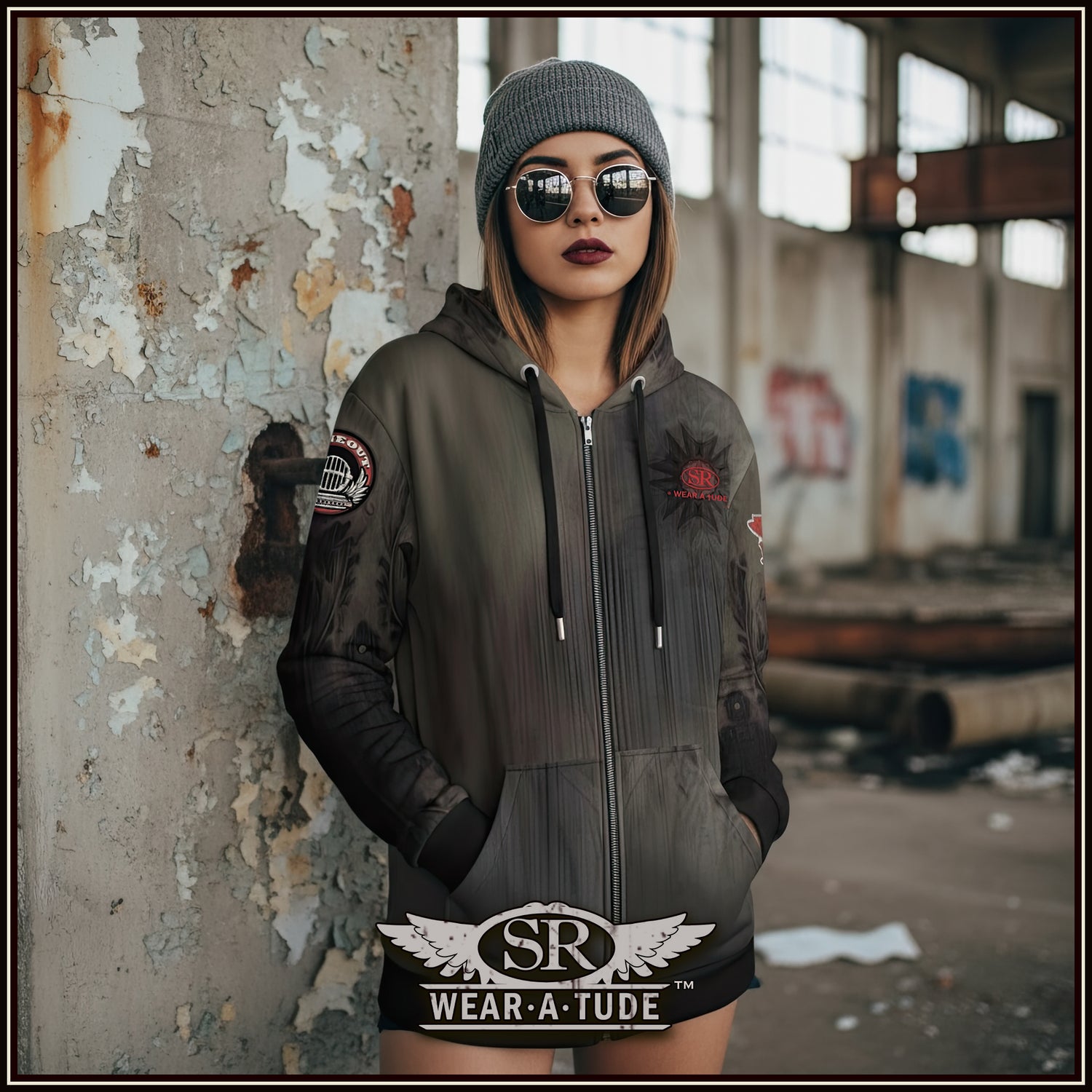 Viper Creed, Zipper Hoodie