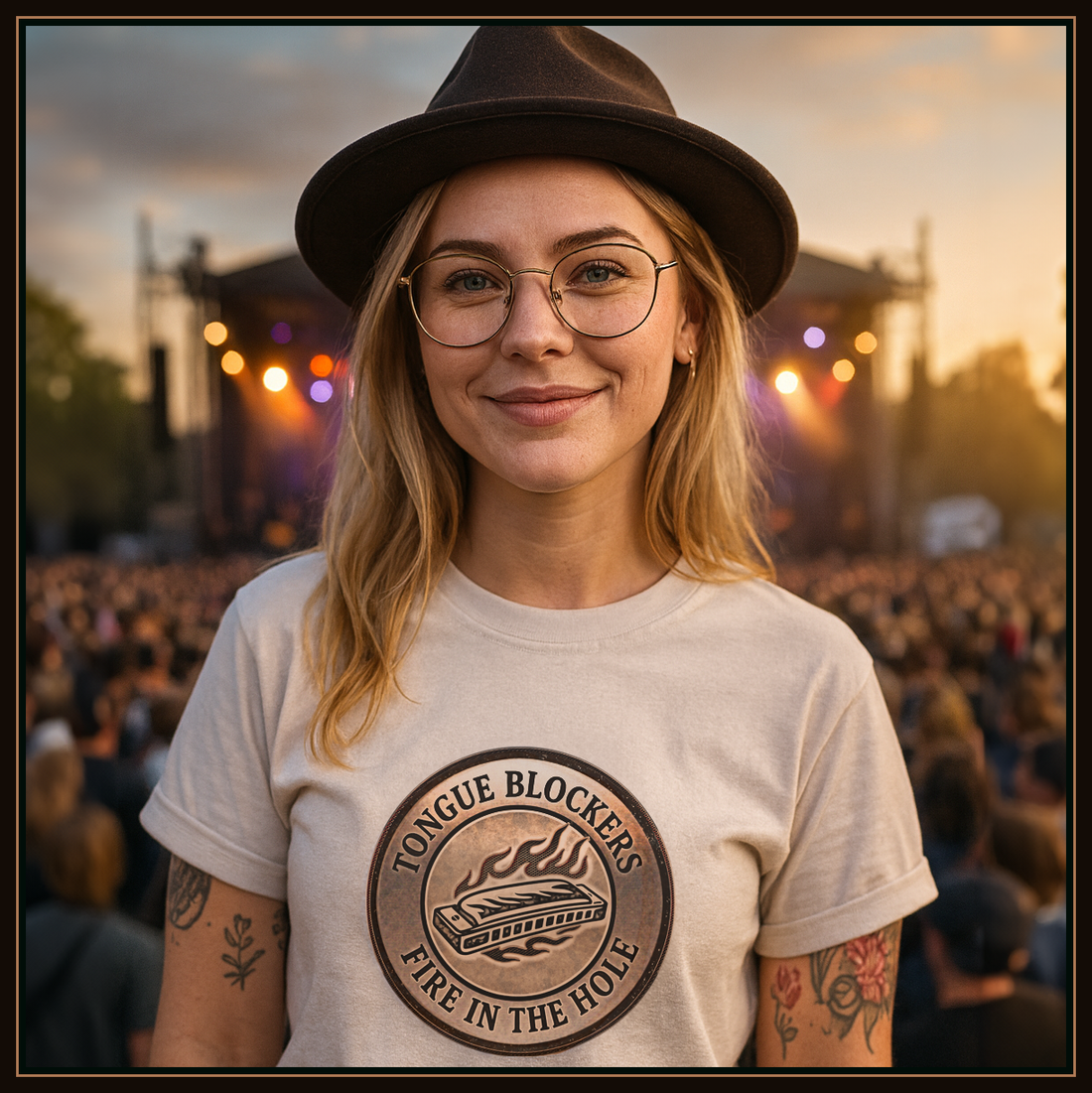 Tongue Blockers Unisex classic tee
