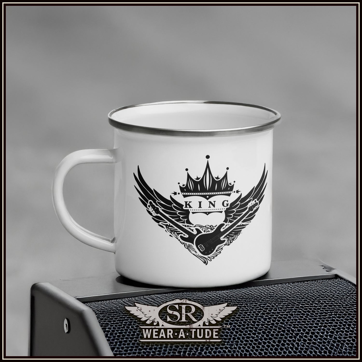 Guitar King, Take-Anywhere-Enamel Mug