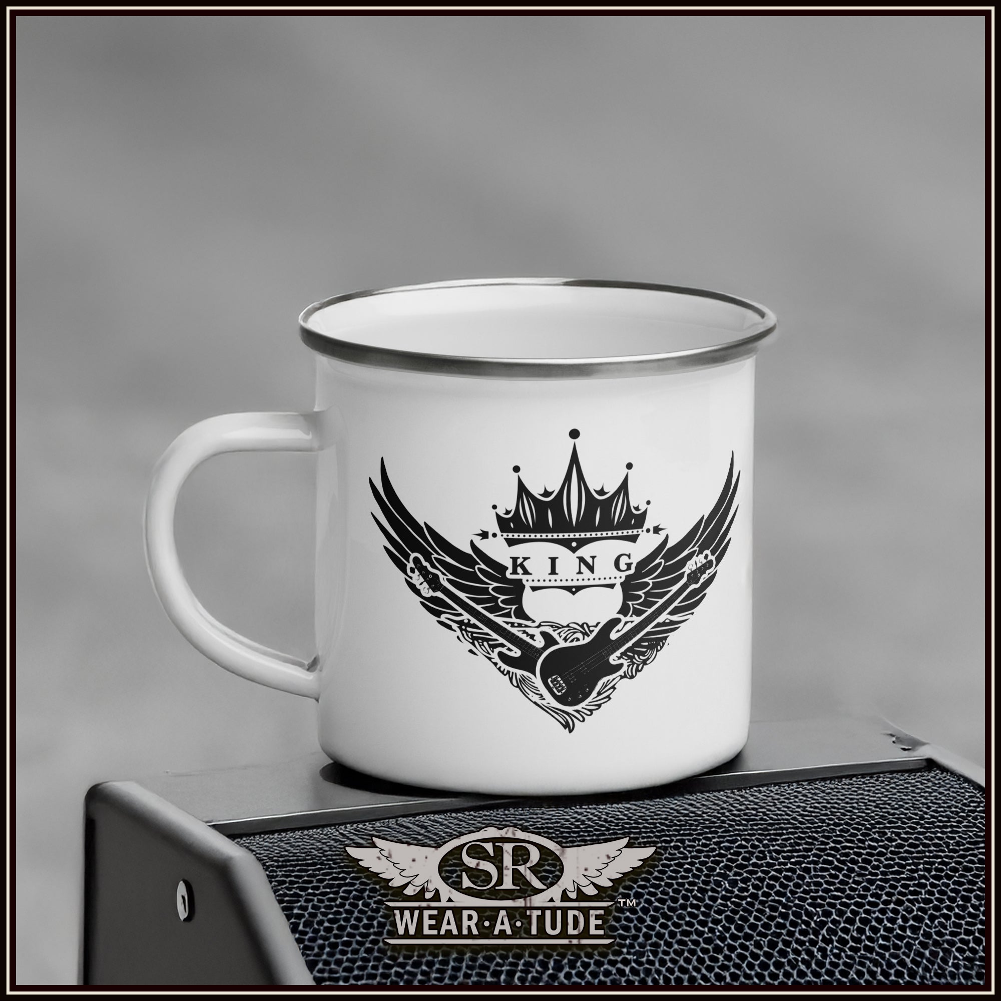 Guitar King, Take-Anywhere-Enamel Mug