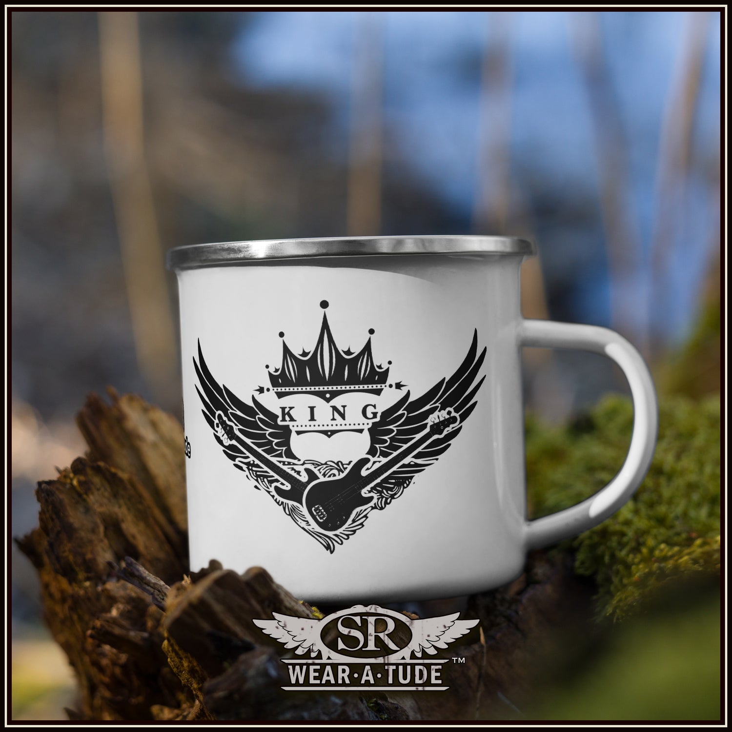 Guitar King, Take-Anywhere-Enamel Mug