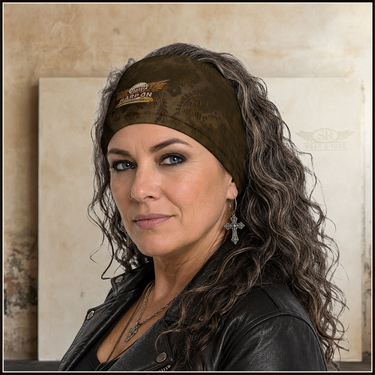 Harp On double sided Neck Gaiter - SIB.BLING RIVALRY