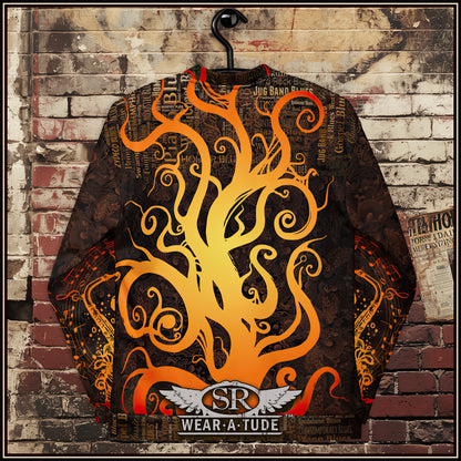 Inferno Roots, Unisex Bomber Jacket