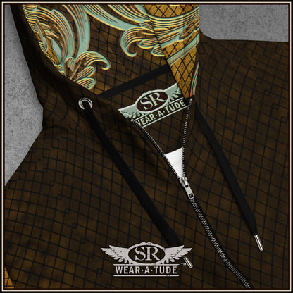 Lone Wolf Society Unisex zip hoodie