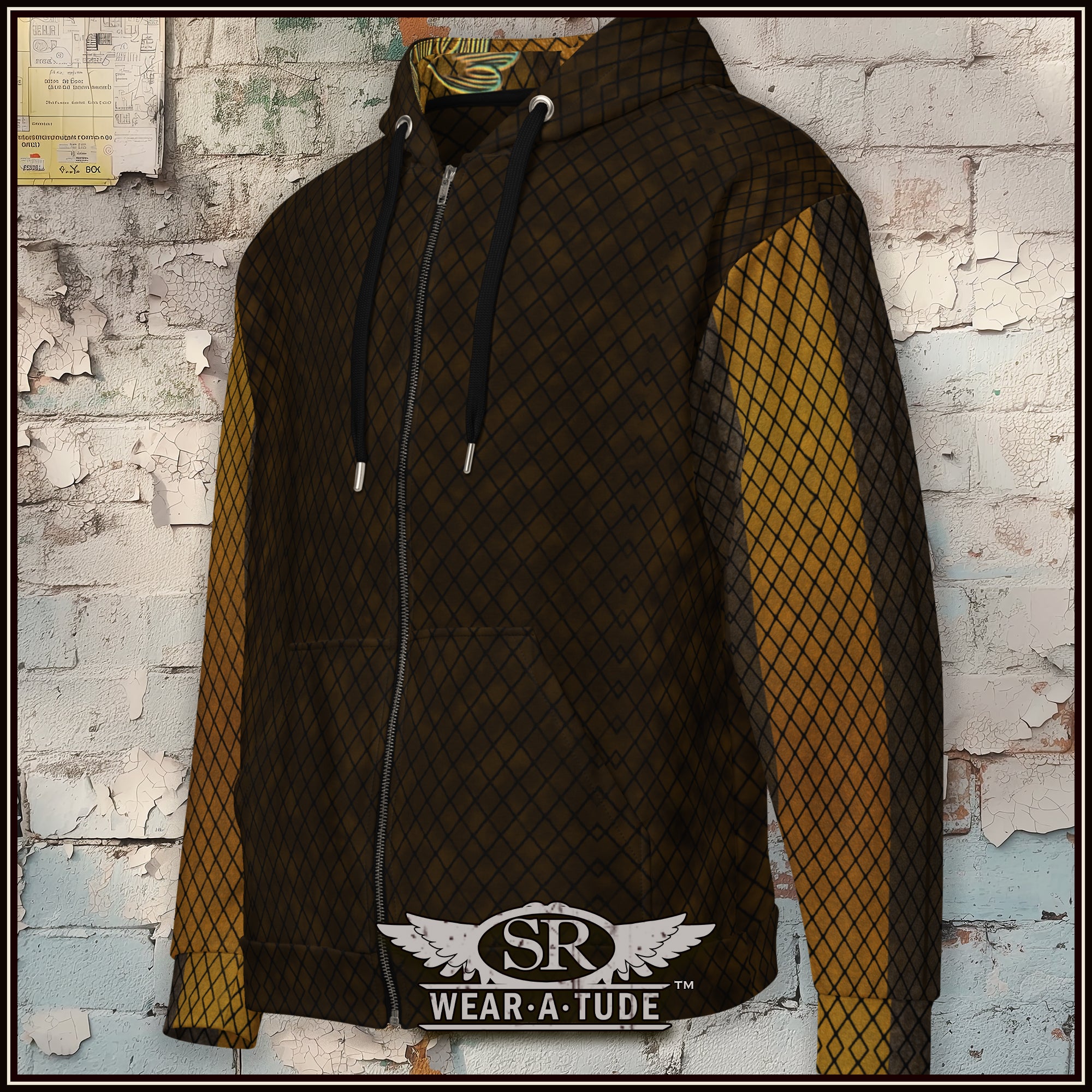 Lone Wolf Society Unisex zip hoodie