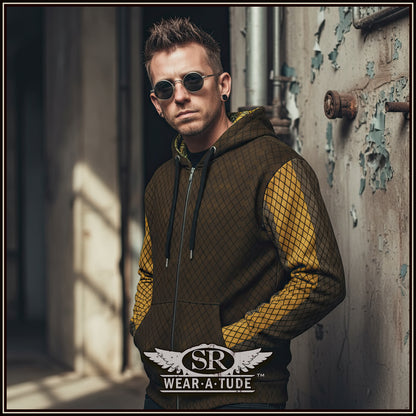 Lone Wolf Society Unisex zip hoodie