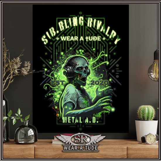 Metal AD SR Zombie Poster