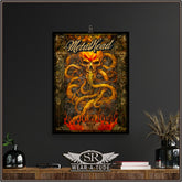 Art by Sib.Bling Rivalry Design. Looking for a metal-rock print for your music room? This high-resolution image featuring a skull with tentacles trimmed with intricate marble pillars will look epic on any wall.<br>Our museum-quality posters are made on thick matte paper. Add a wonderful accent to your room and office with these quality posters from SR Wear Atude.