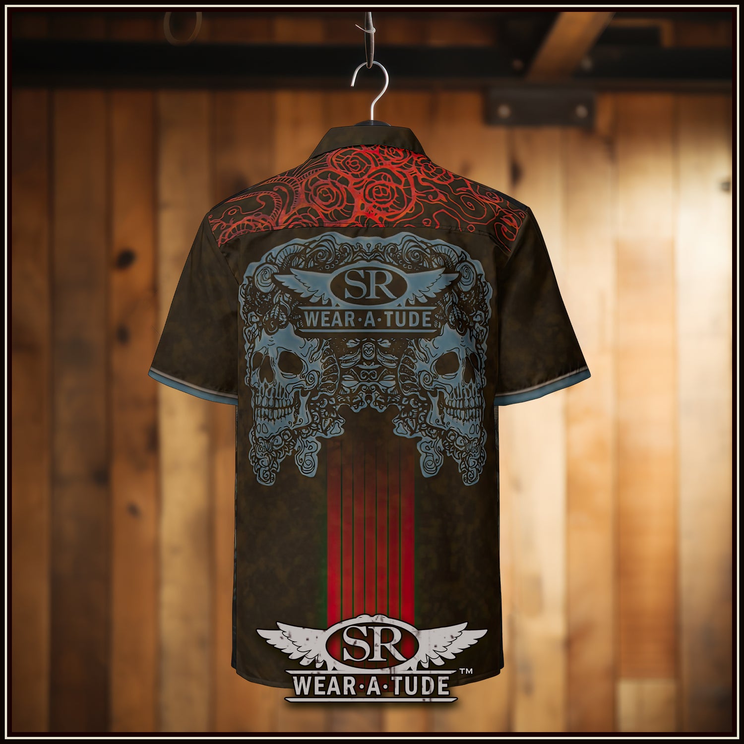Redrox Blues Unisex button shirt - SIB.BLING RIVALRY
