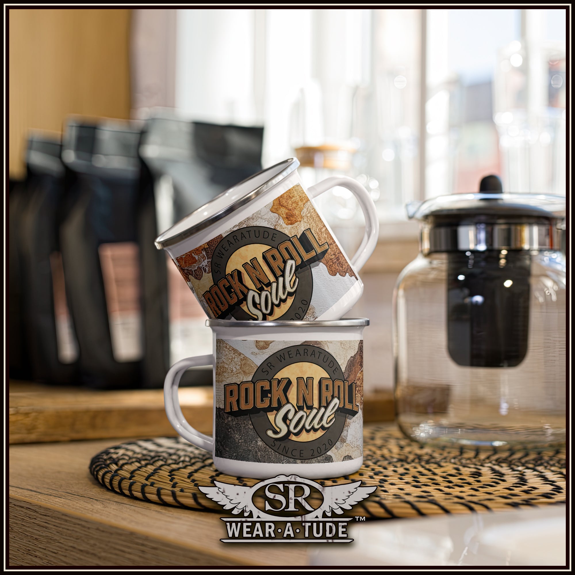 Rock N Roll Soul, The Take-Anywhere-Enamel Mug