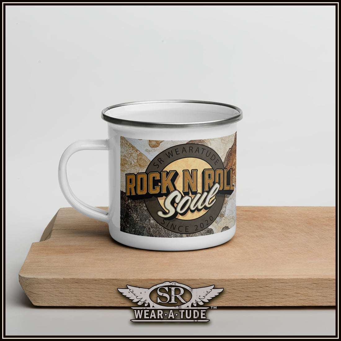 Rock N Roll Soul, The Take-Anywhere-Enamel Mug