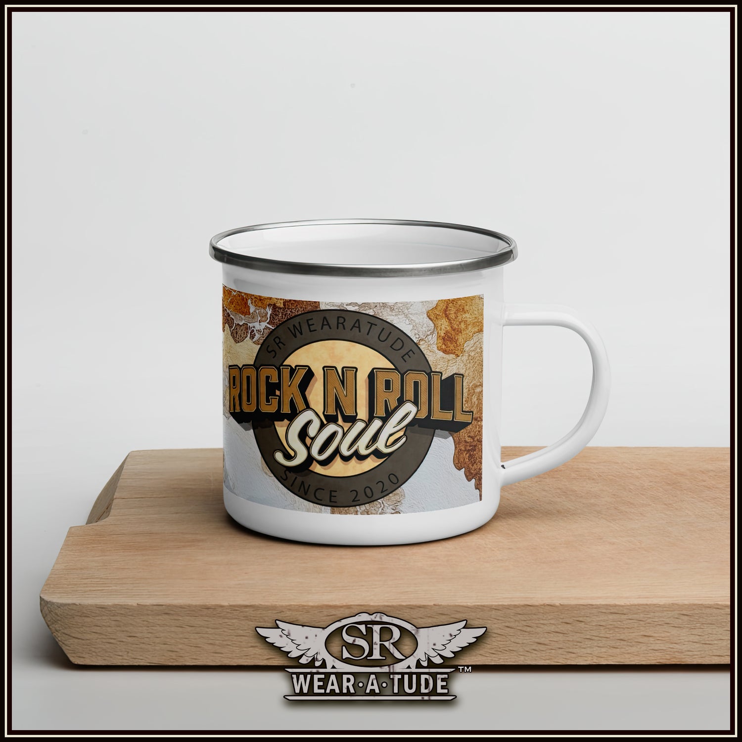 Rock N Roll Soul, The Take-Anywhere-Enamel Mug