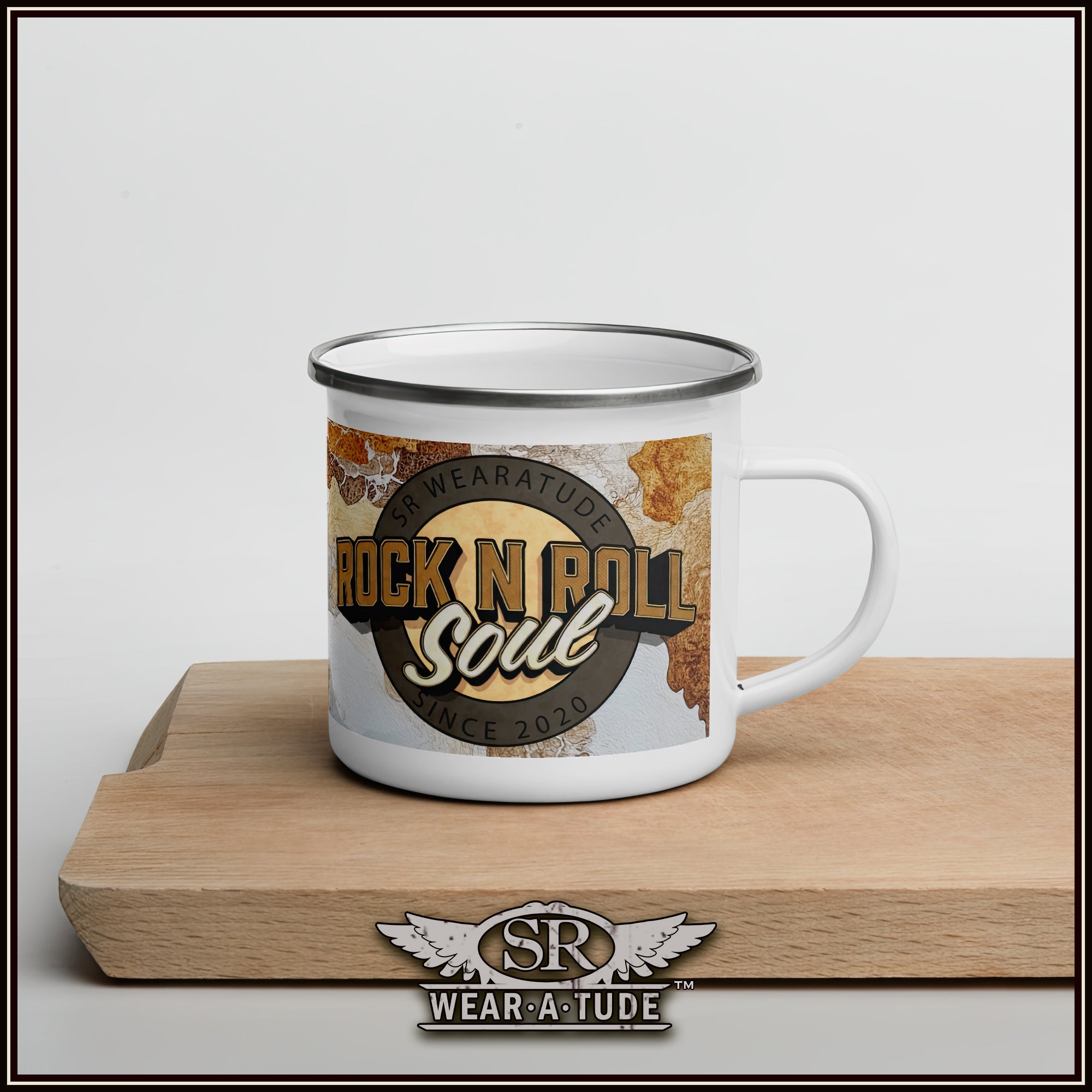 Rock N Roll Soul, The Take-Anywhere-Enamel Mug