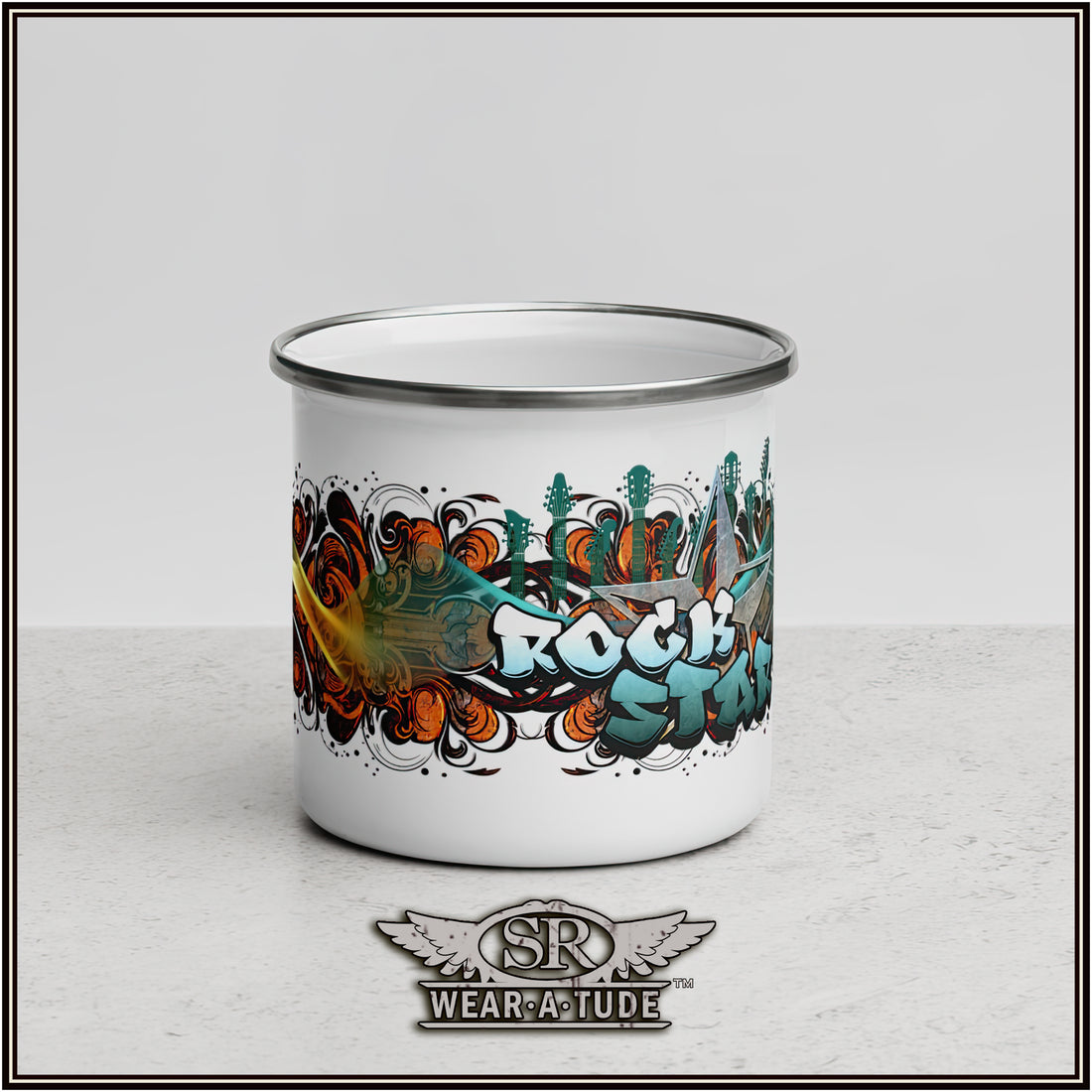 Rock Star, The Take-Anywhere-Enamel Mug