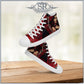 Rockabilly Jill, Women’s high top canvas shoes - SIB.BLING RIVALRY