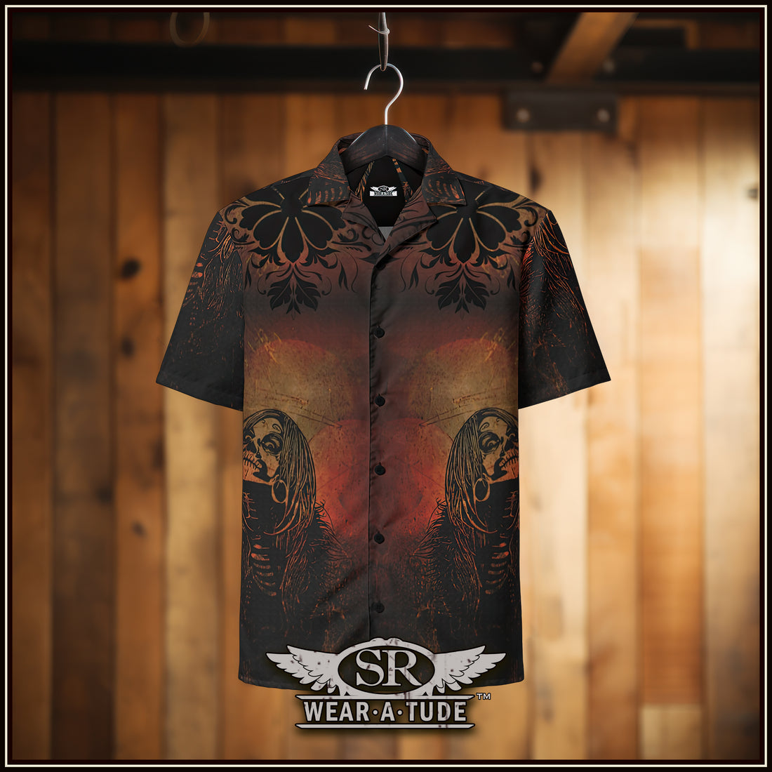Rust Healy Unisex button shirt - SIB.BLING RIVALRY