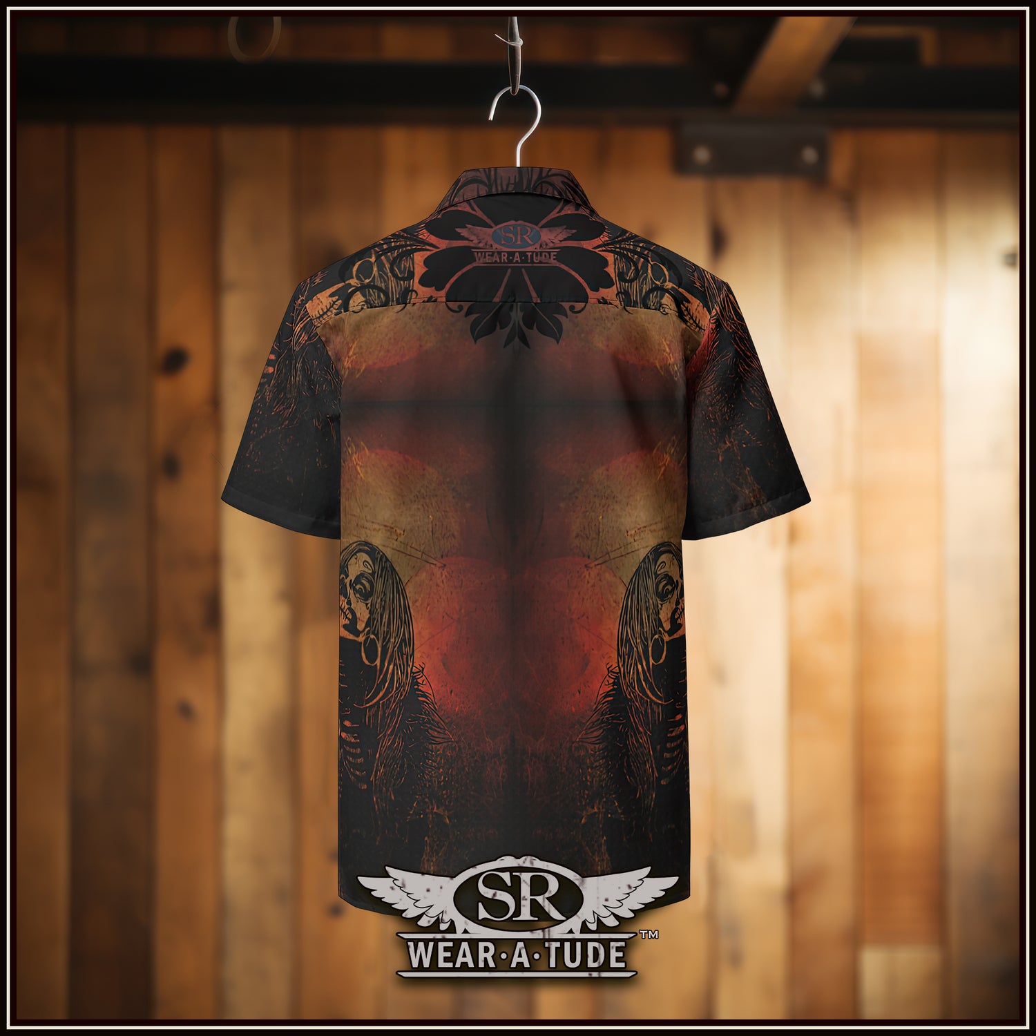 Rust Healy Unisex button shirt - SIB.BLING RIVALRY