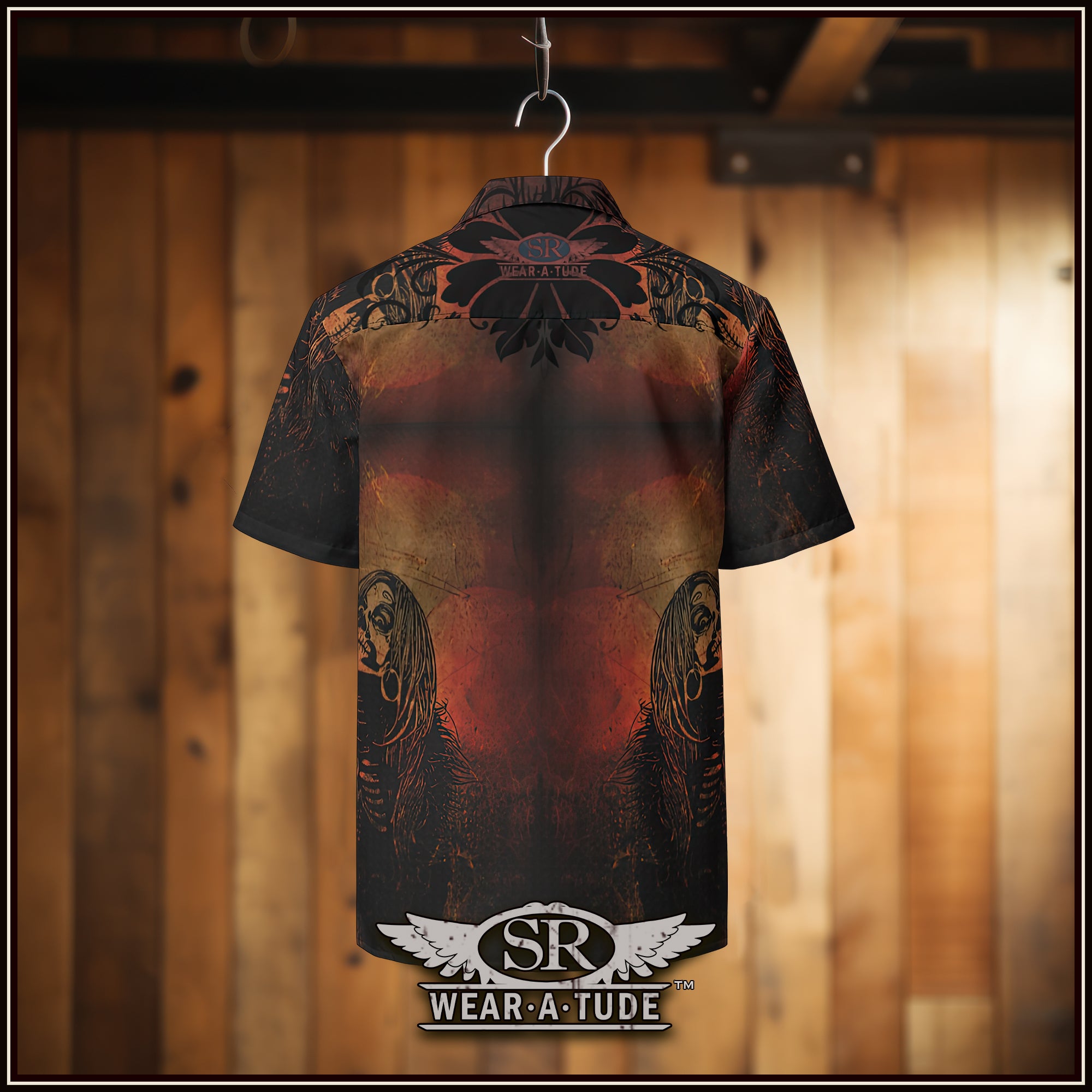 Rust Healy Unisex button shirt - SIB.BLING RIVALRY