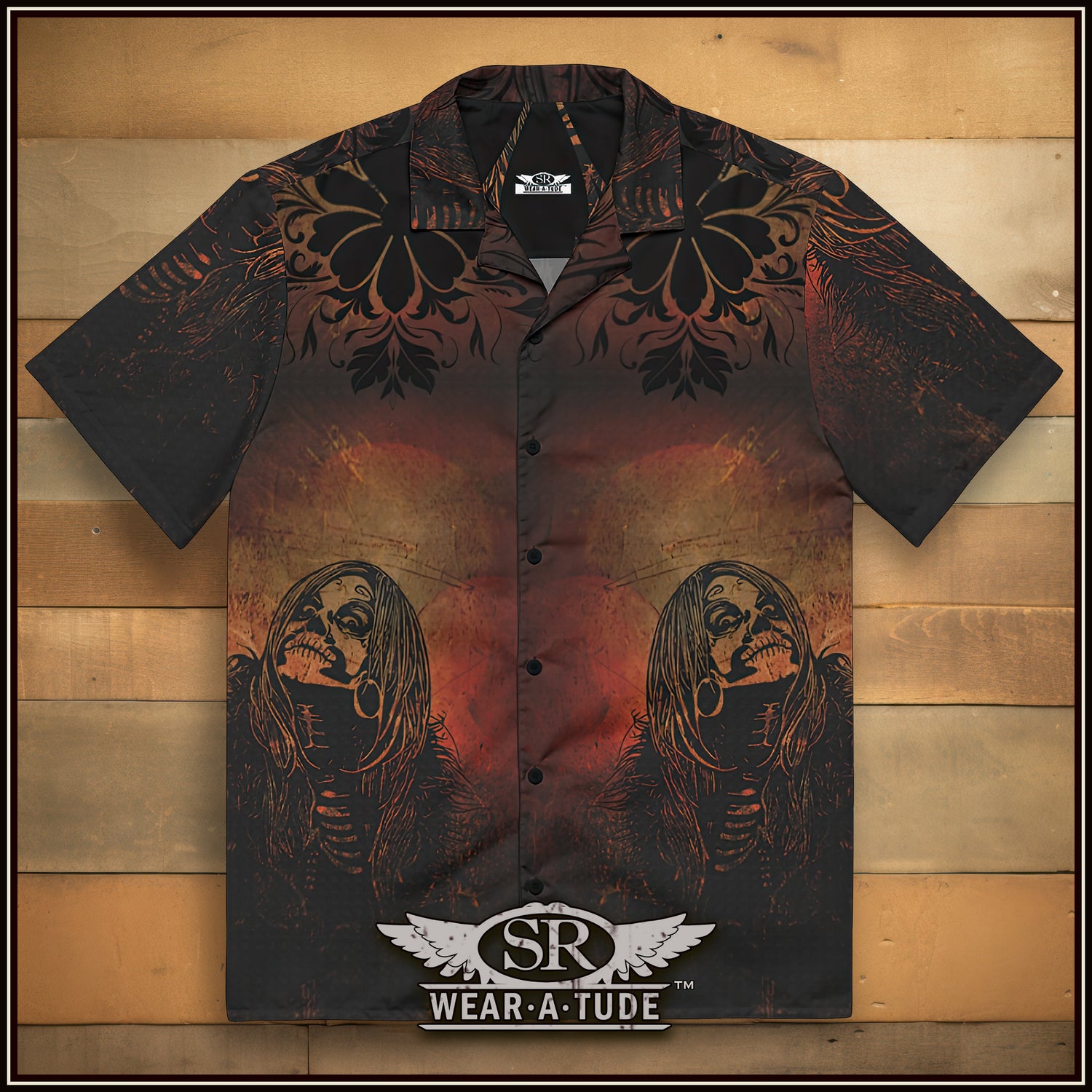 Rust Healy Unisex button shirt - SIB.BLING RIVALRY