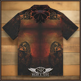 Rust Healy Unisex button shirt - SIB.BLING RIVALRY