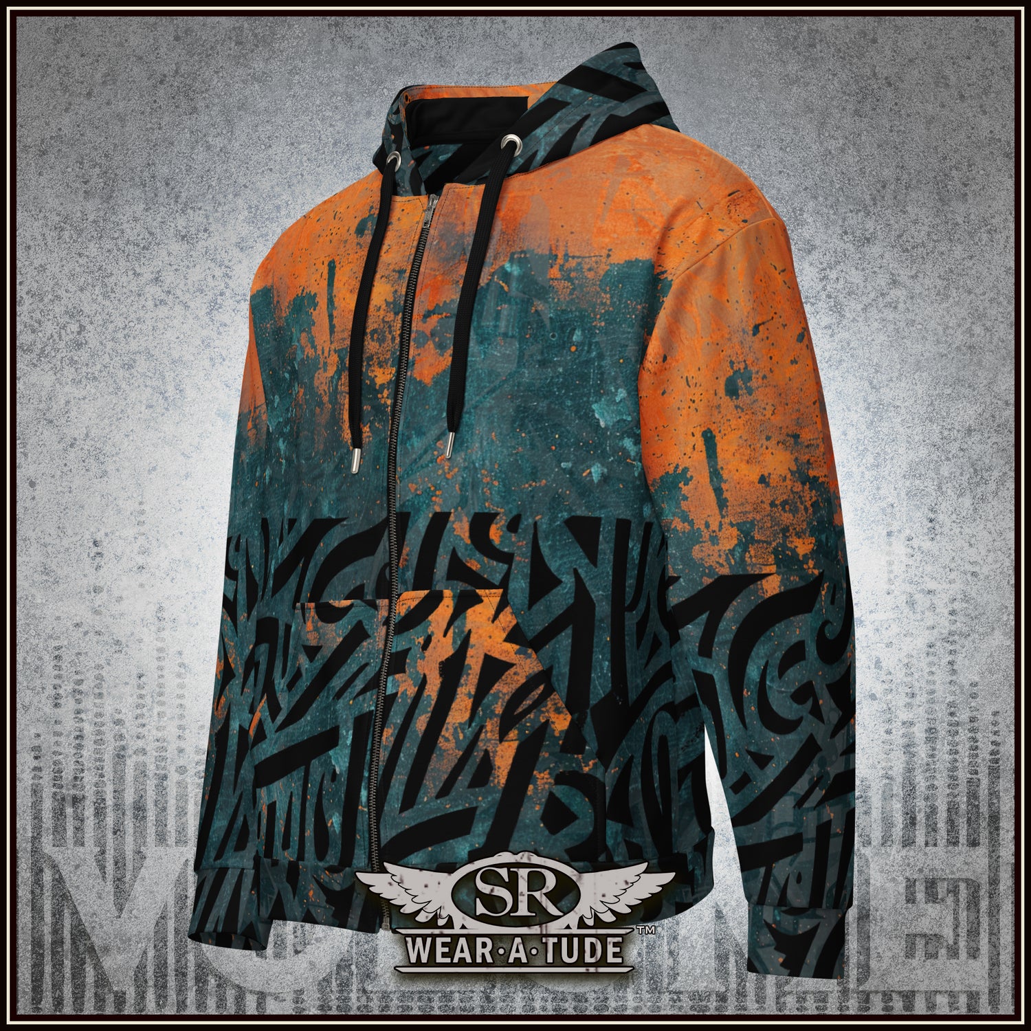 Shadow Spirit Unisex zip hoodie