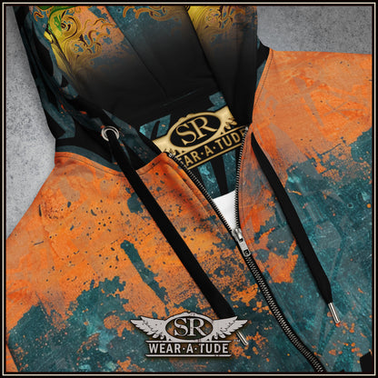 Shadow Spirit Unisex zip hoodie