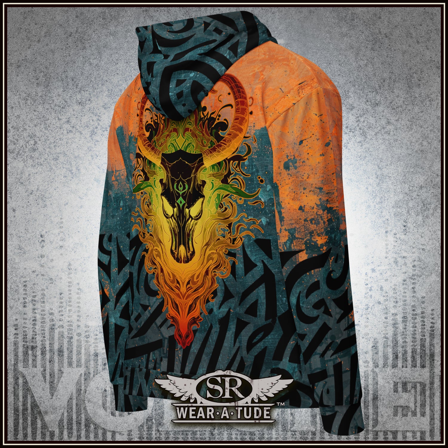 Shadow Spirit Unisex zip hoodie