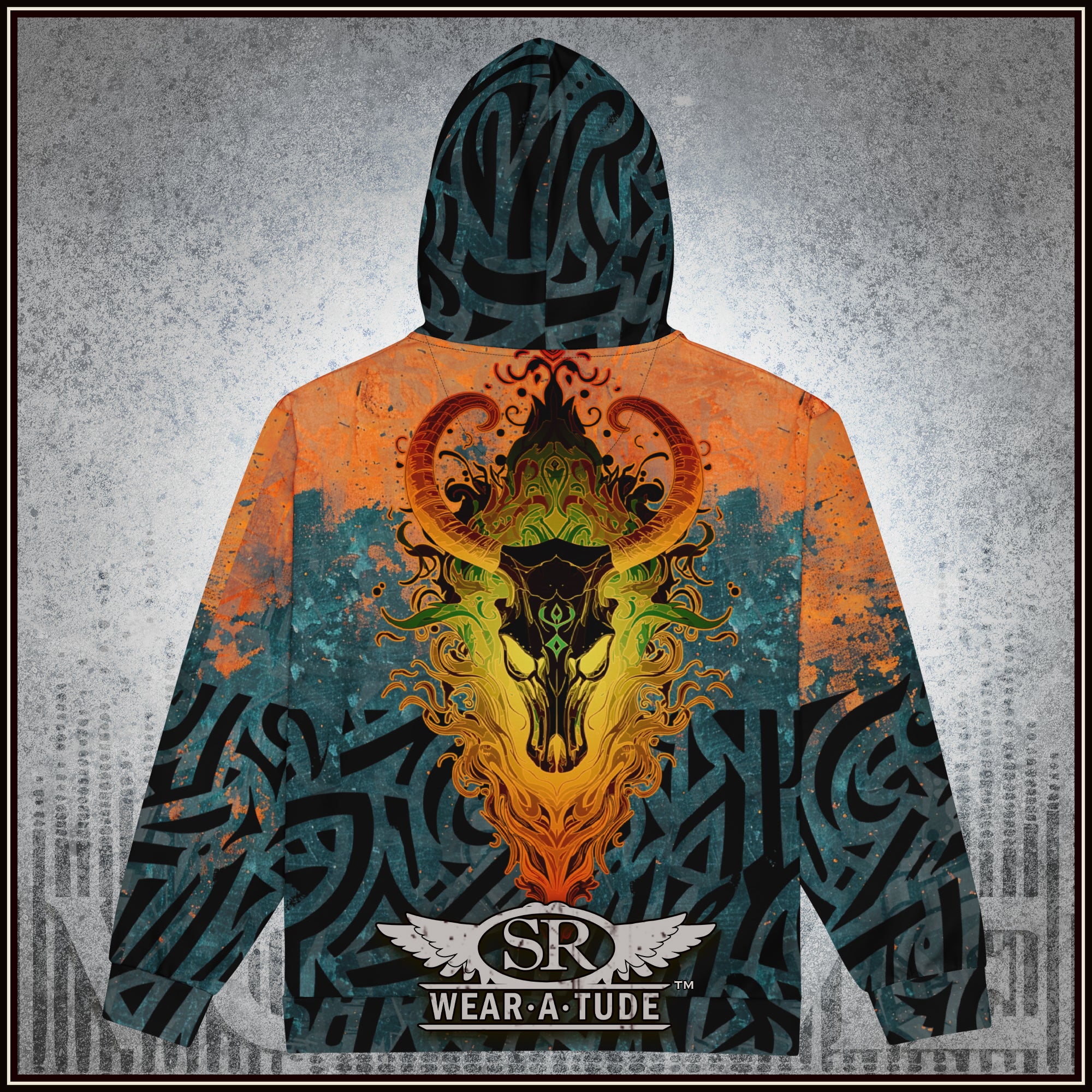 Shadow Spirit Unisex zip hoodie