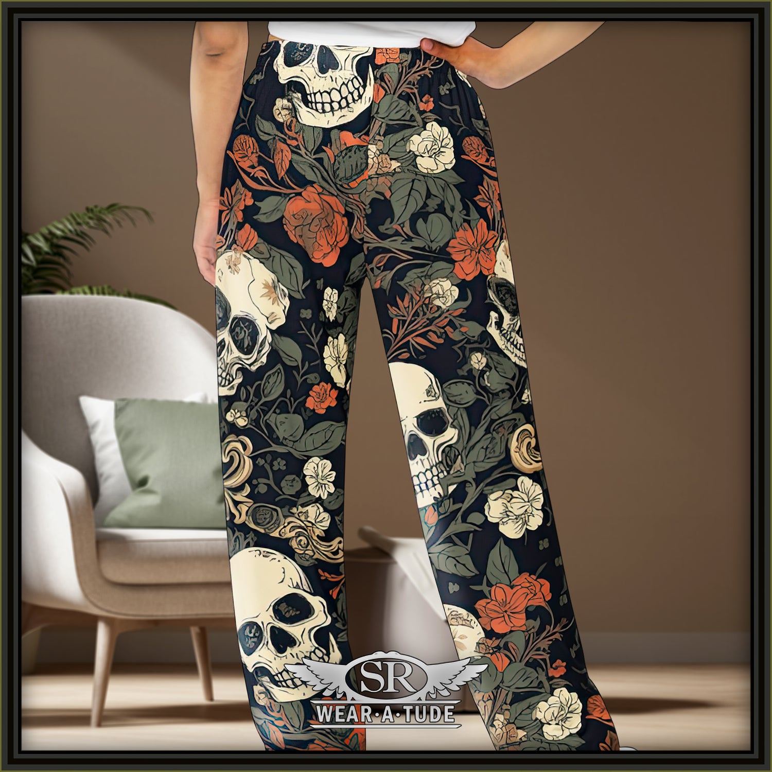 Skull Garden unisex Lounge pants - SIB.BLING RIVALRY