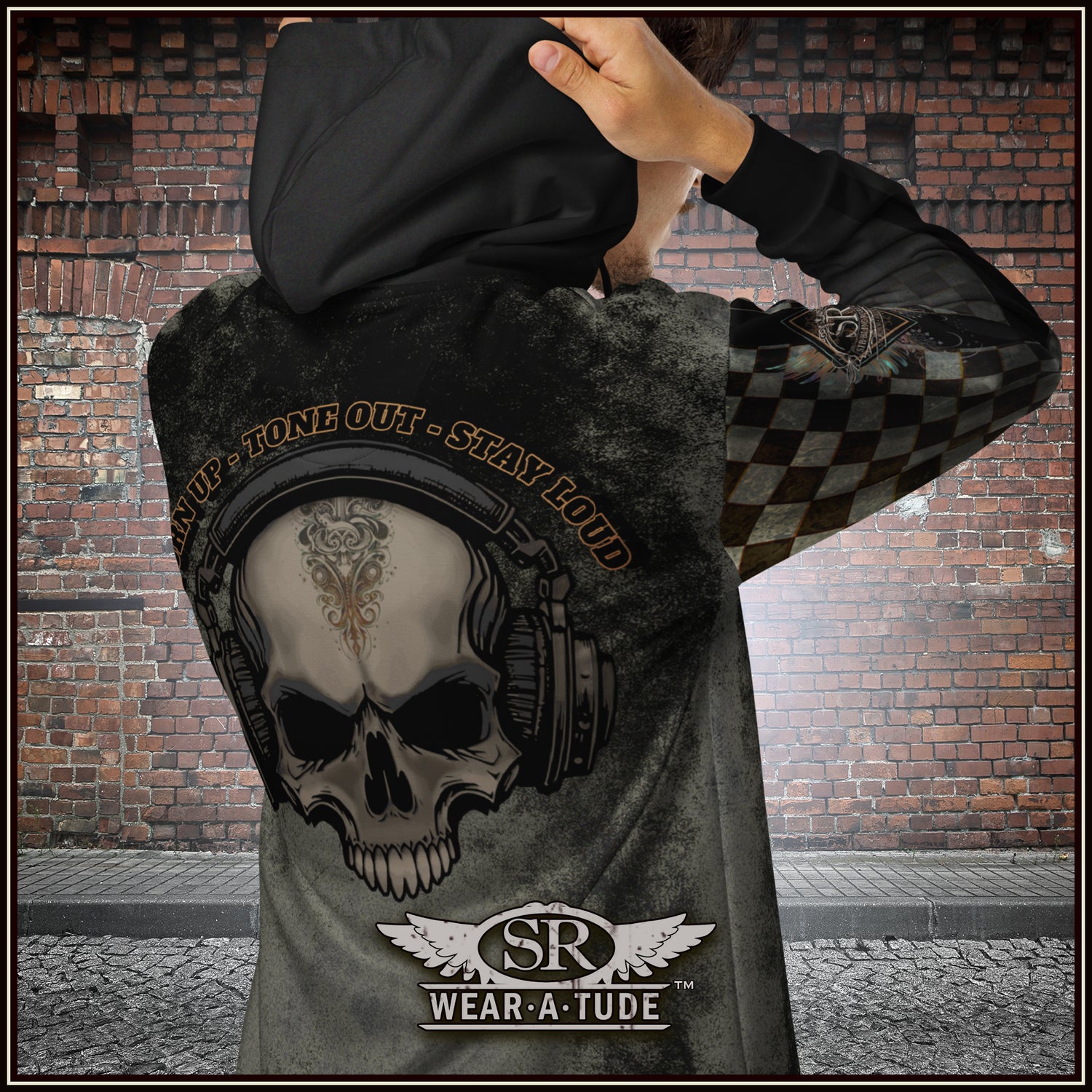 Turn Up, Tone Out ASH &amp; CHECKER SLEEVE